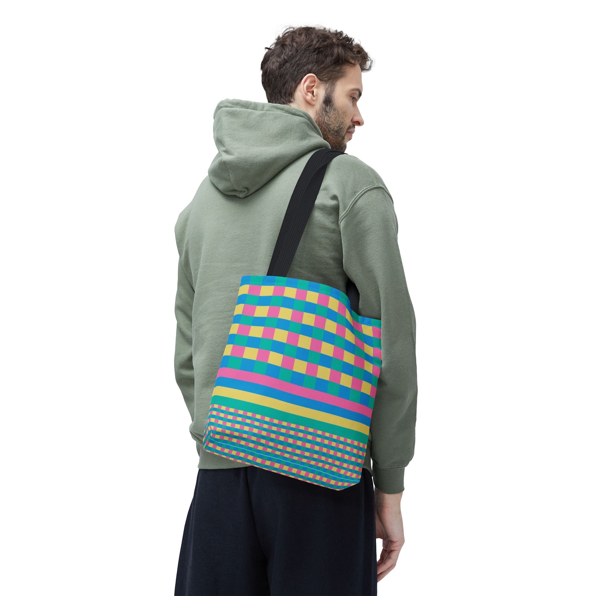 Colorblock Tote Bag