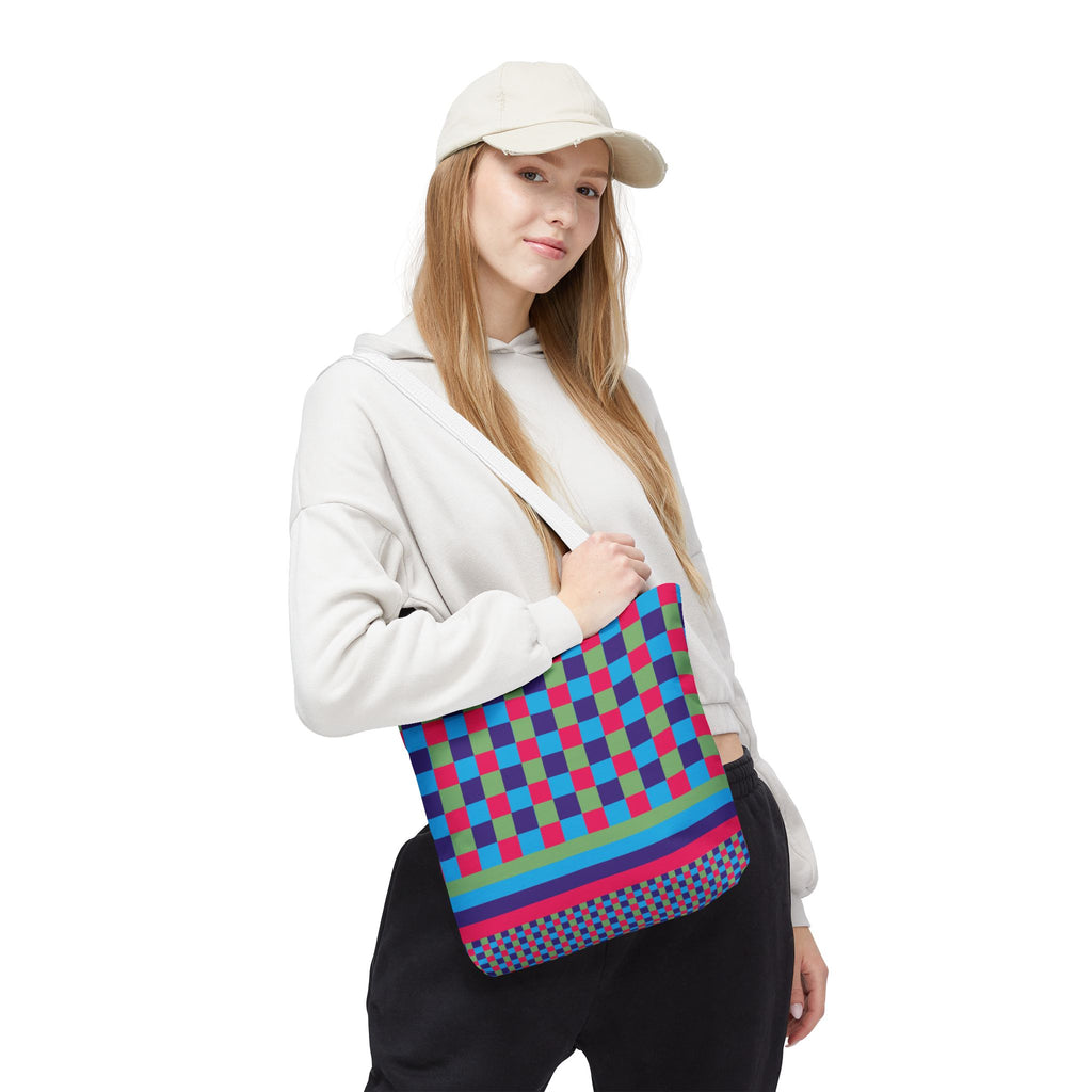 Colorblock Tote Bag