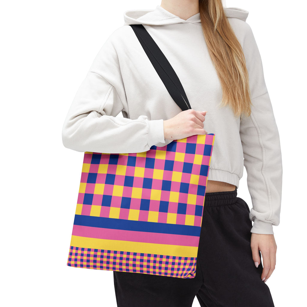 Colorblock Tote Bag