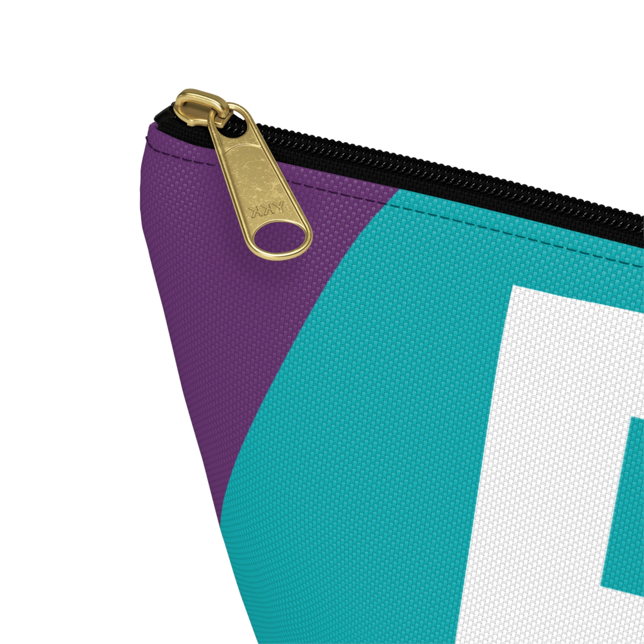 Colorblock Accessory Pouch — Monogram R T-Bottom Cosmetic Bag