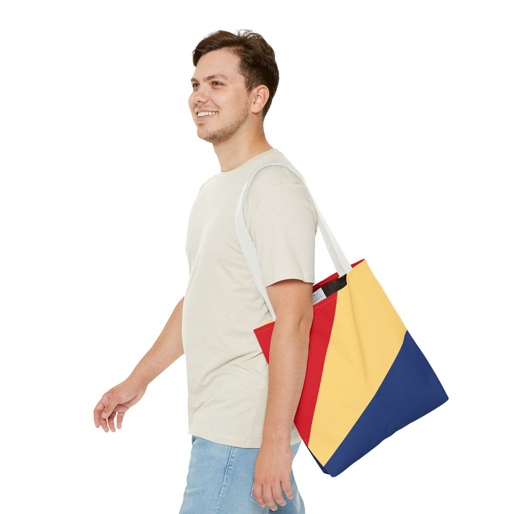 Colorblock Tote Bag
