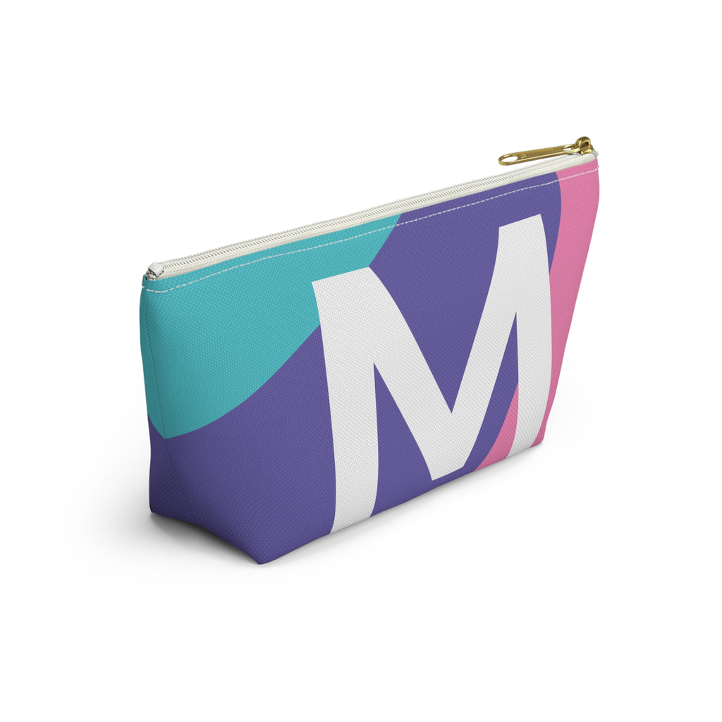 Colorblock Accessory Pouch — Monogram M T-Bottom Cosmetic Bag