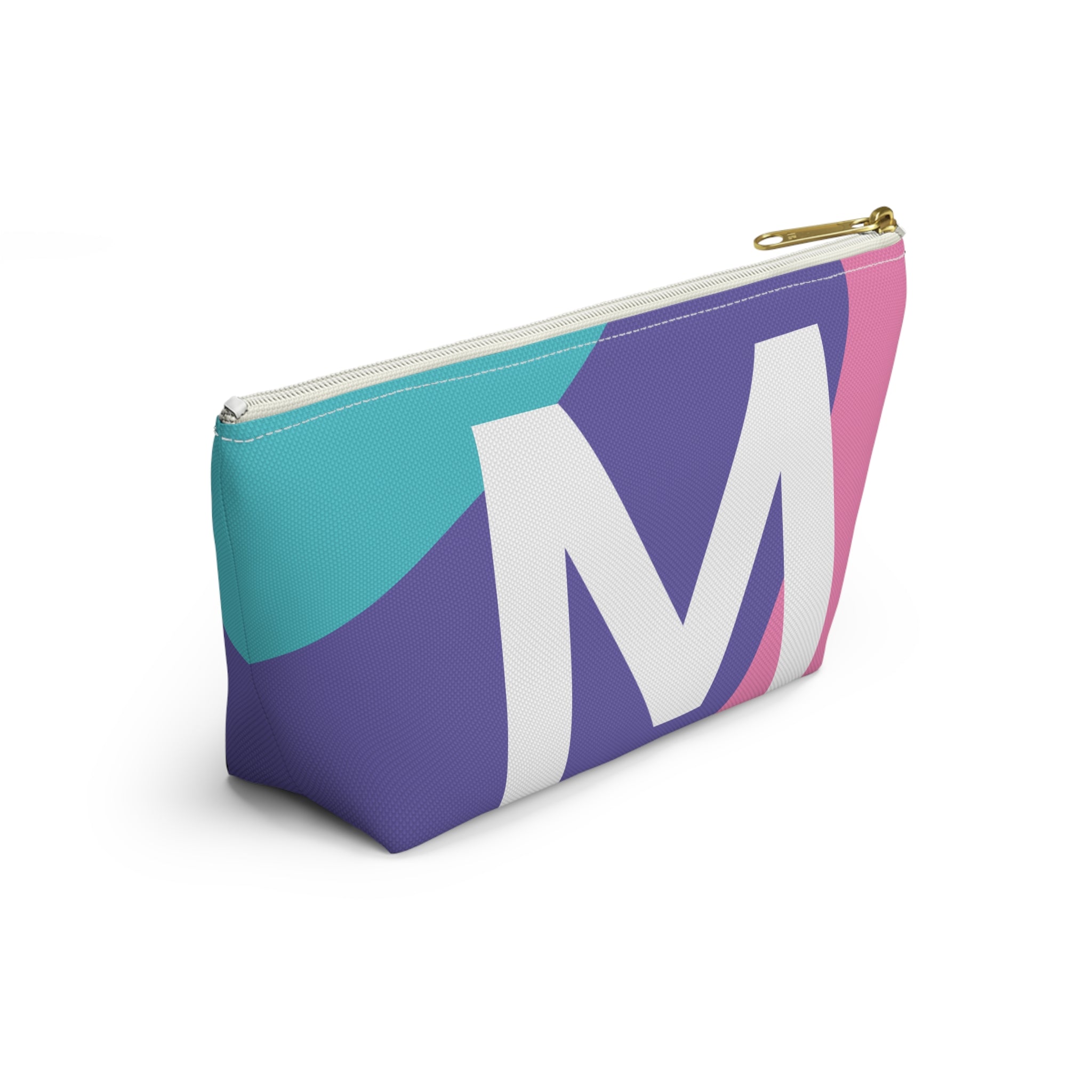 Colorblock Accessory Pouch — Monogram M T-Bottom Cosmetic Bag