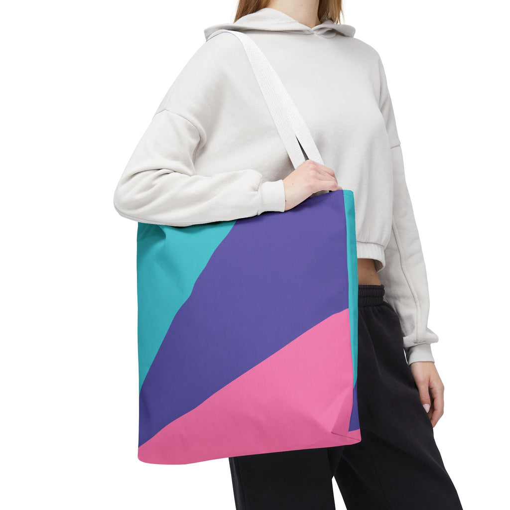 Colorblock Tote Bag