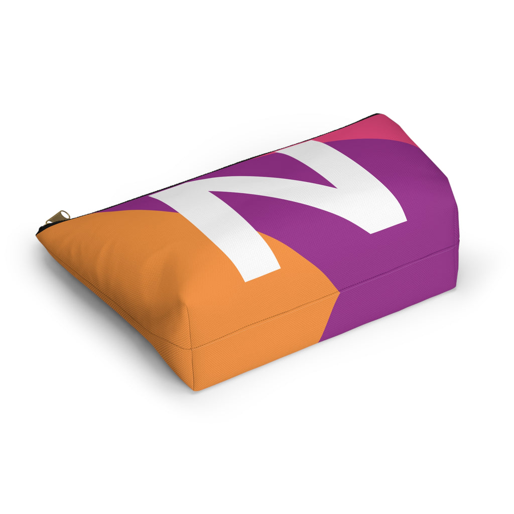 Colorblock Accessory Pouch — Monogram N T-Bottom Cosmetic Bag