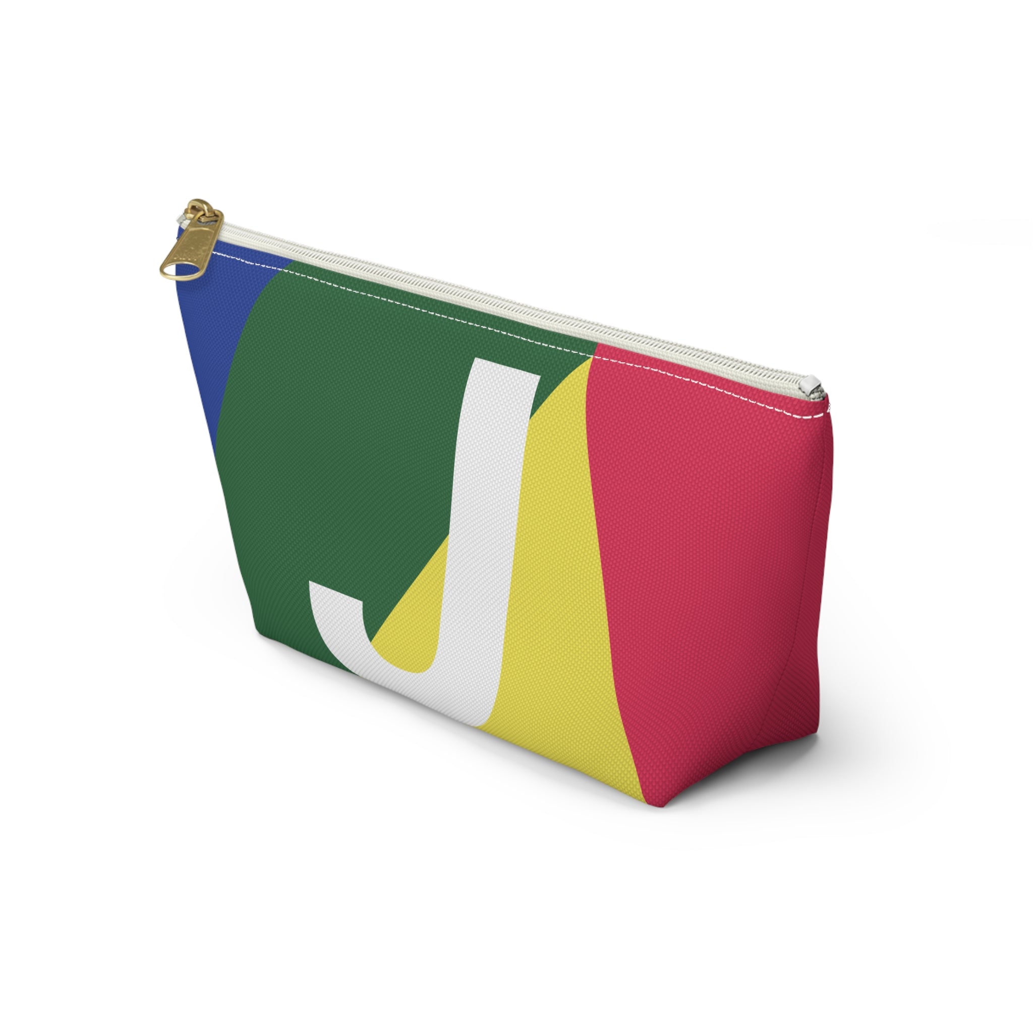 Colorblock Accessory Pouch — Monogram J T-Bottom Cosmetic Bag