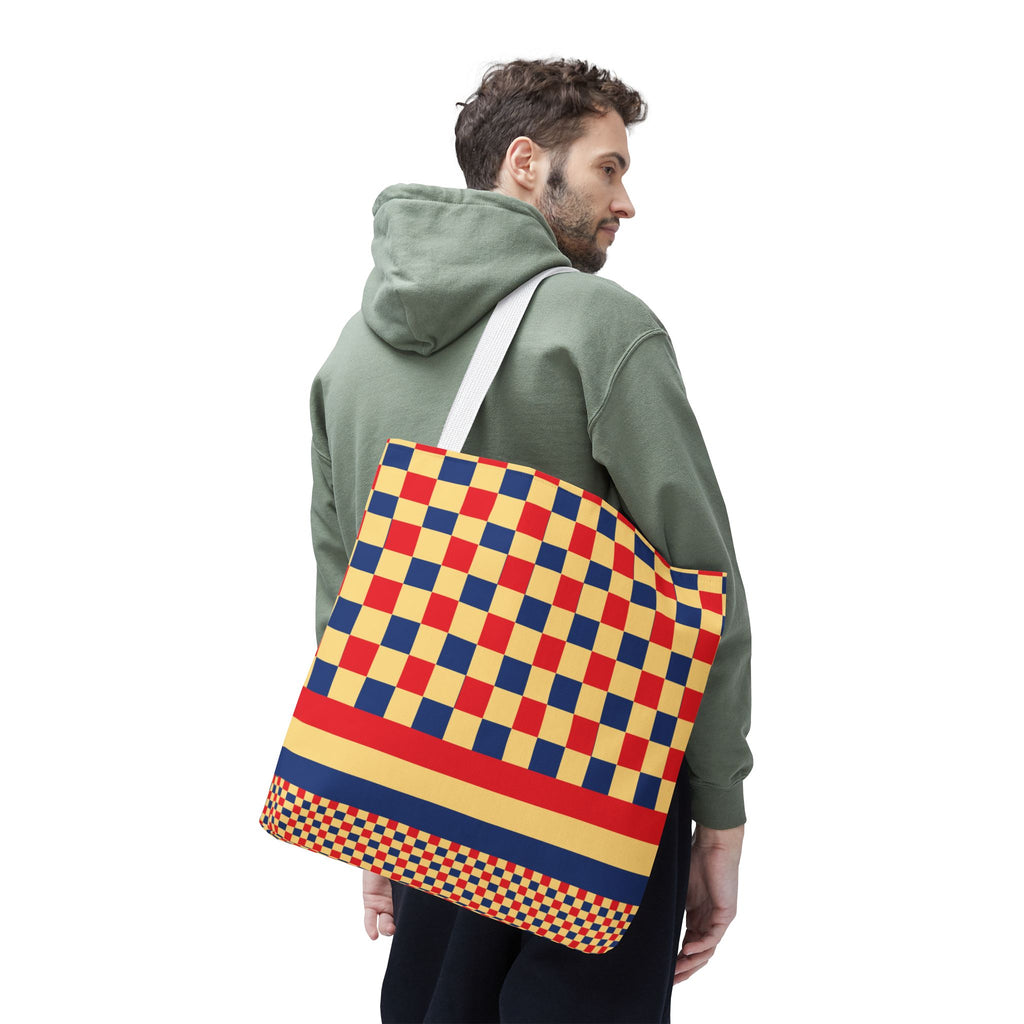 Colorblock Tote Bag
