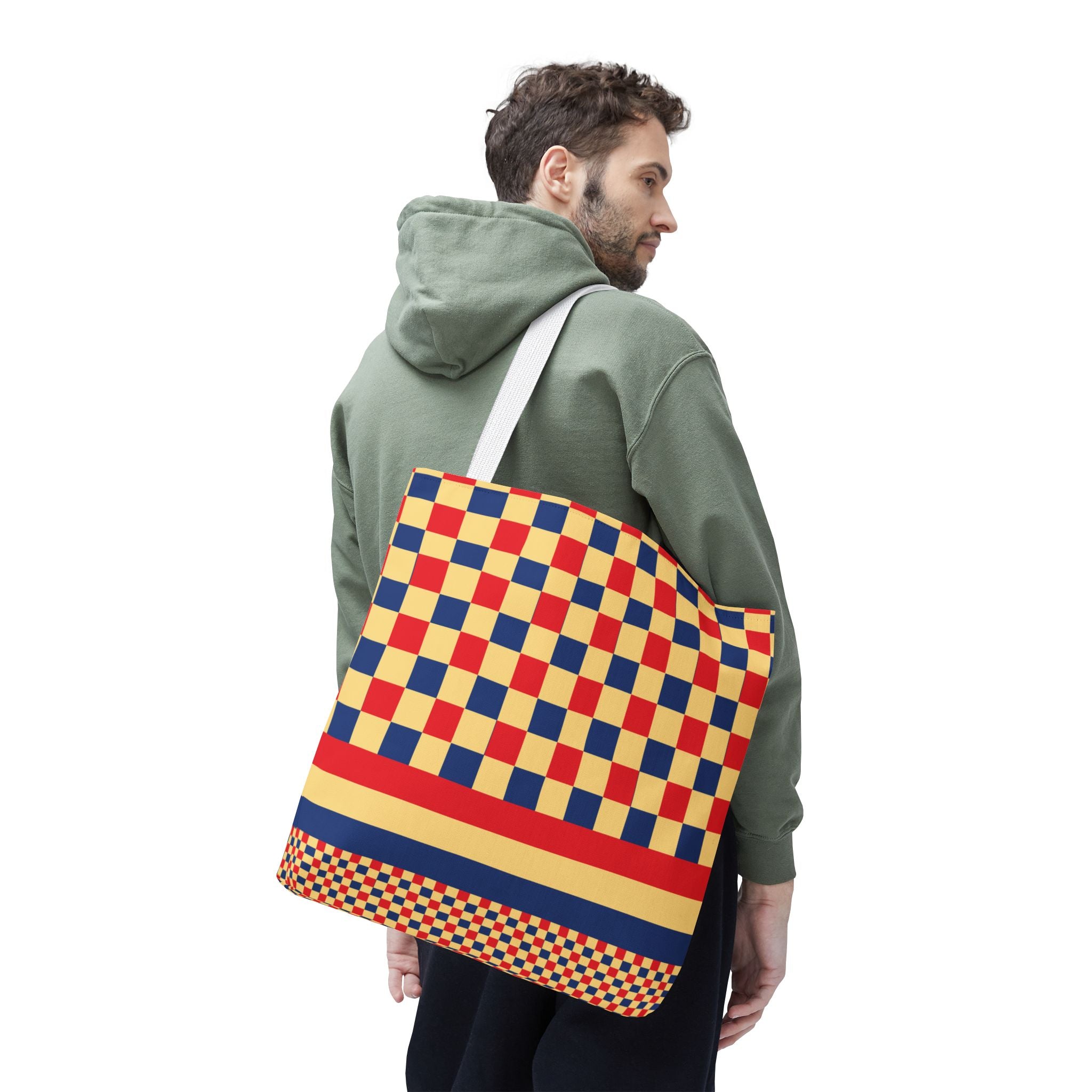 Colorblock Tote Bag