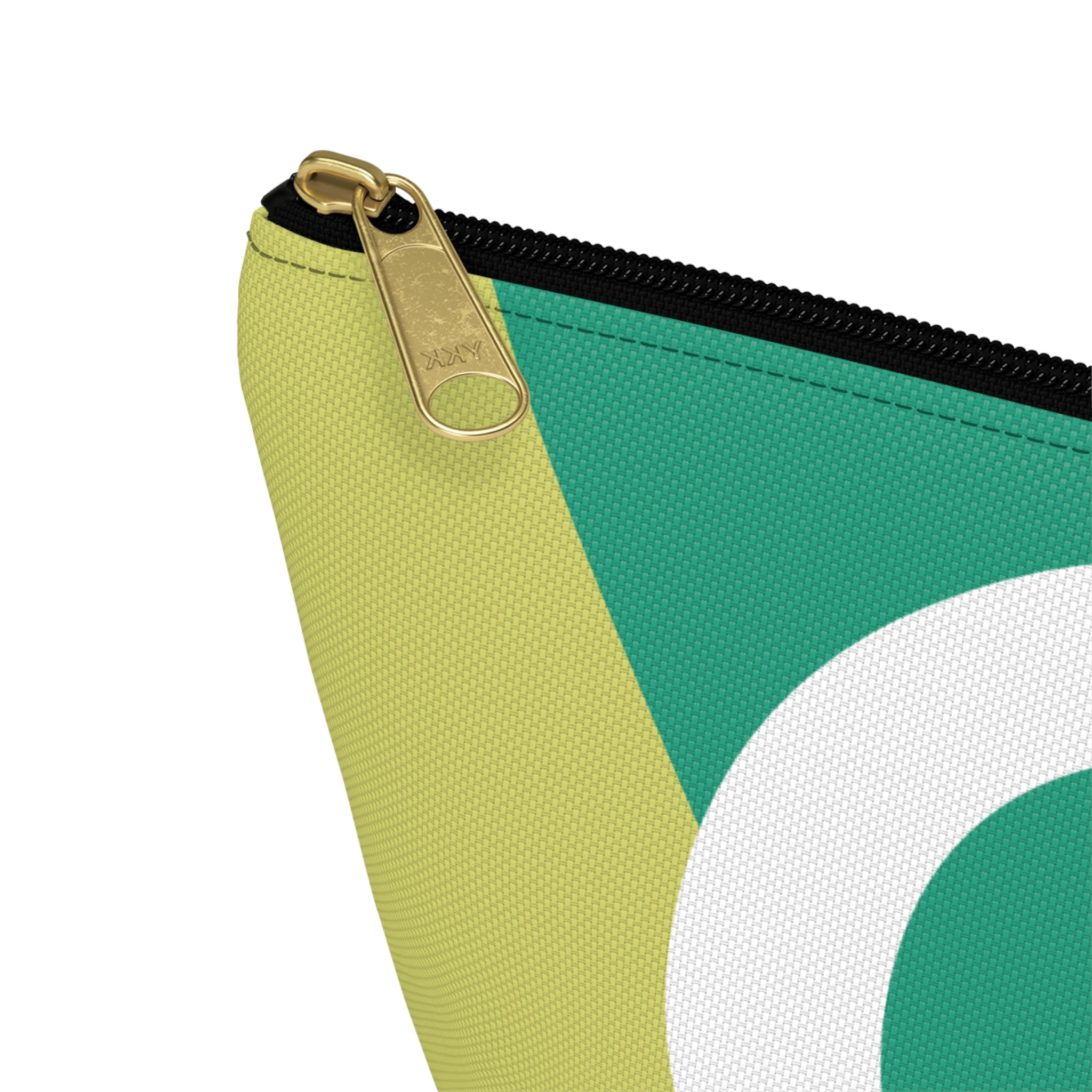 Initials Colorblock Accessory Pouch — Monogram G T-Bottom Cosmetic Bag