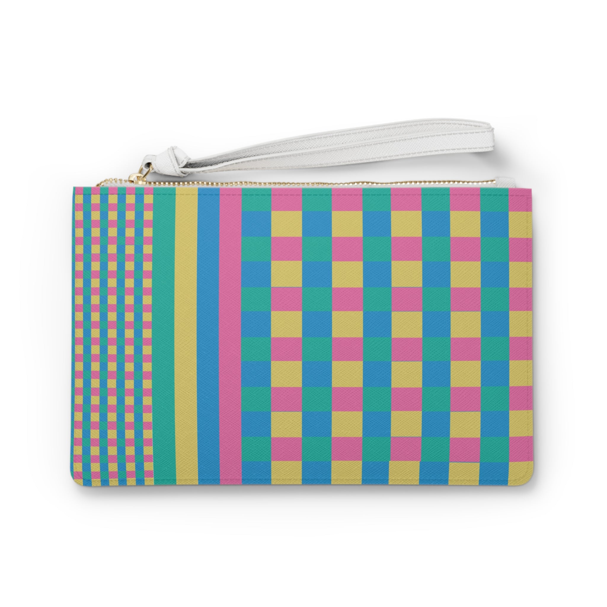 Colorblock Clutch Bag