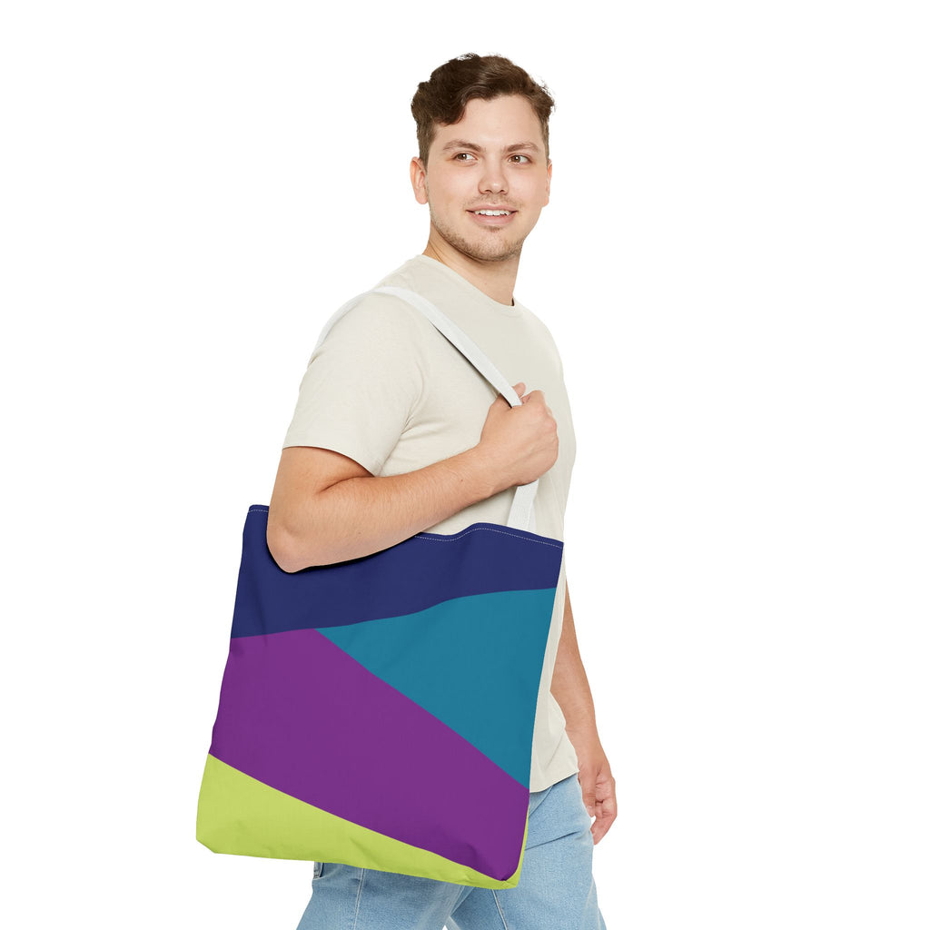 Colorblock Tote Bag