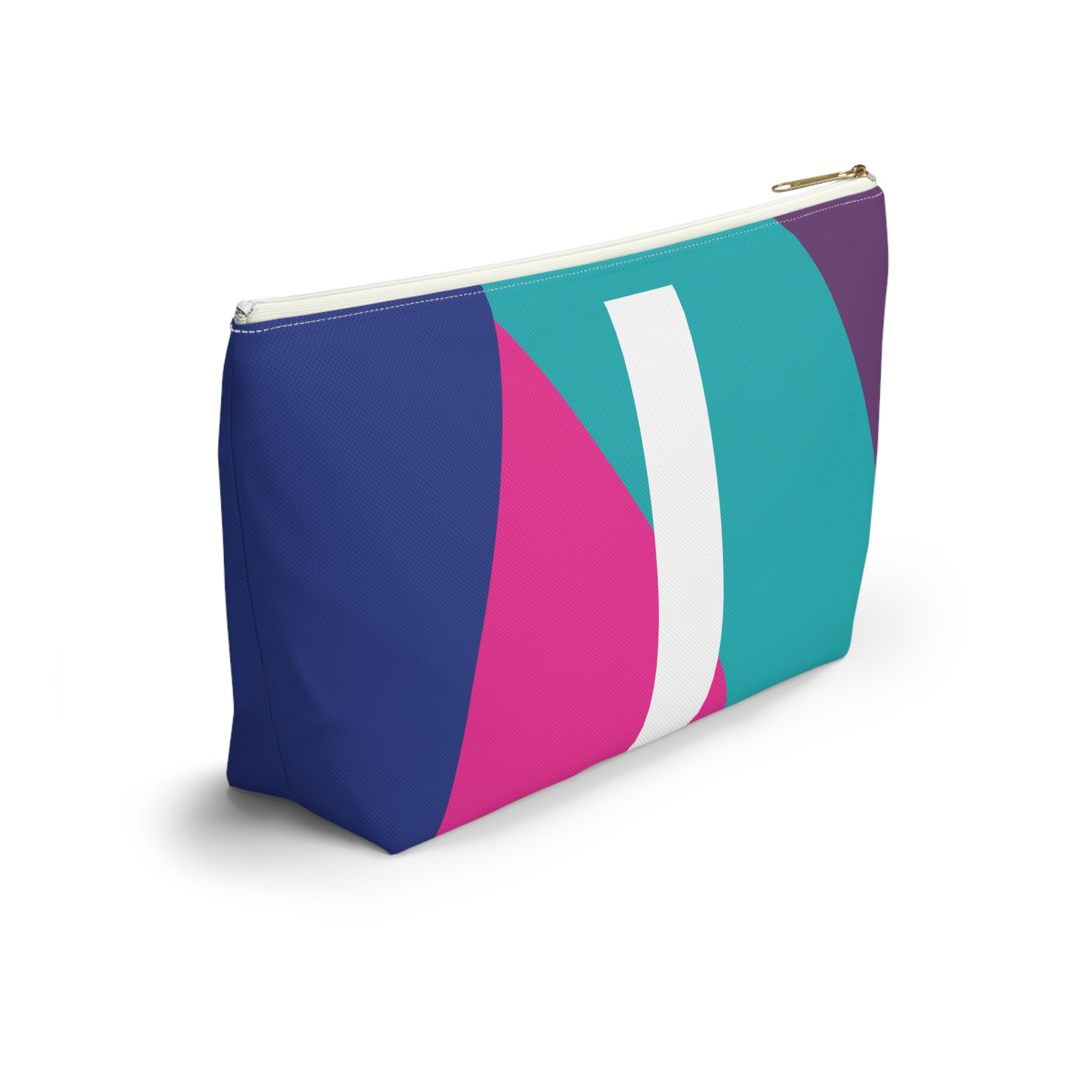 Colorblock Accessory Pouch — Monogram I T-Bottom Cosmetic Bag