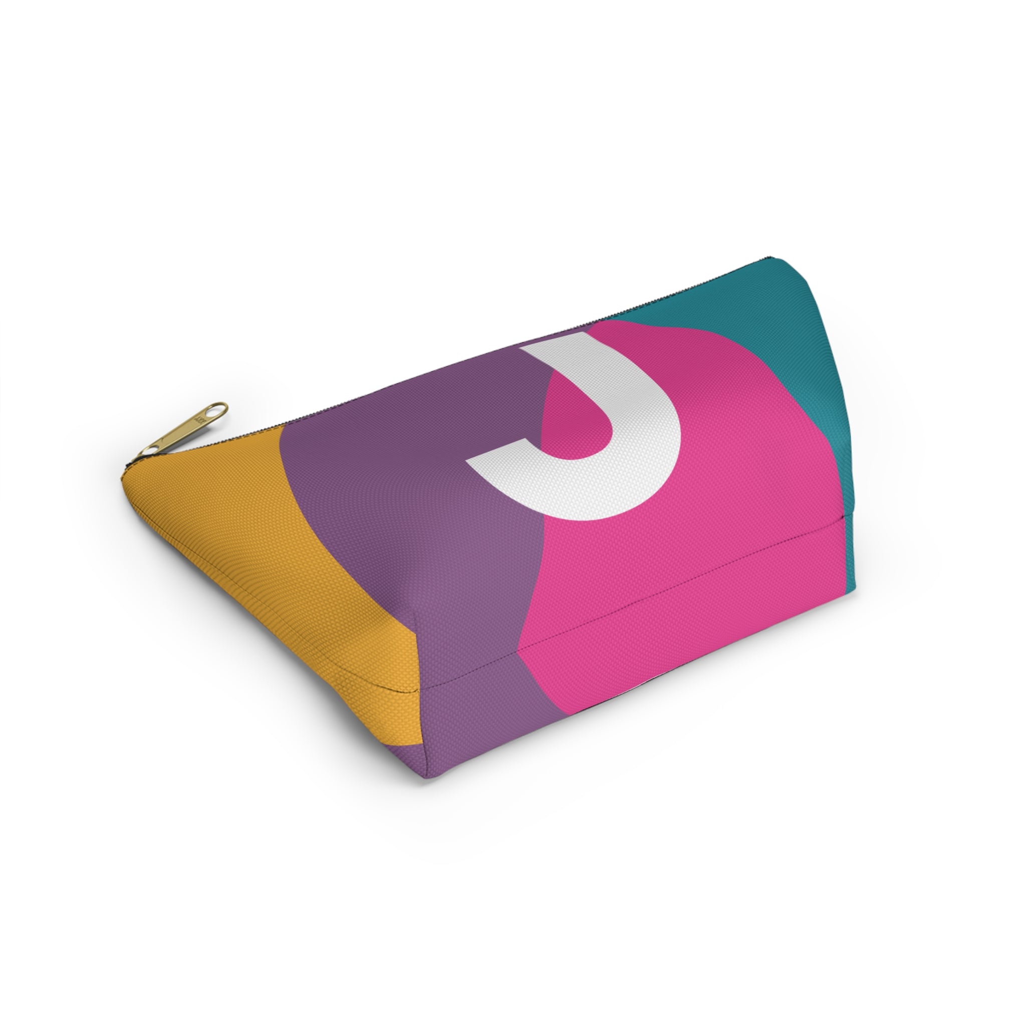 Colorblock Accessory Pouch — Monogram J T-Bottom Cosmetic Bag