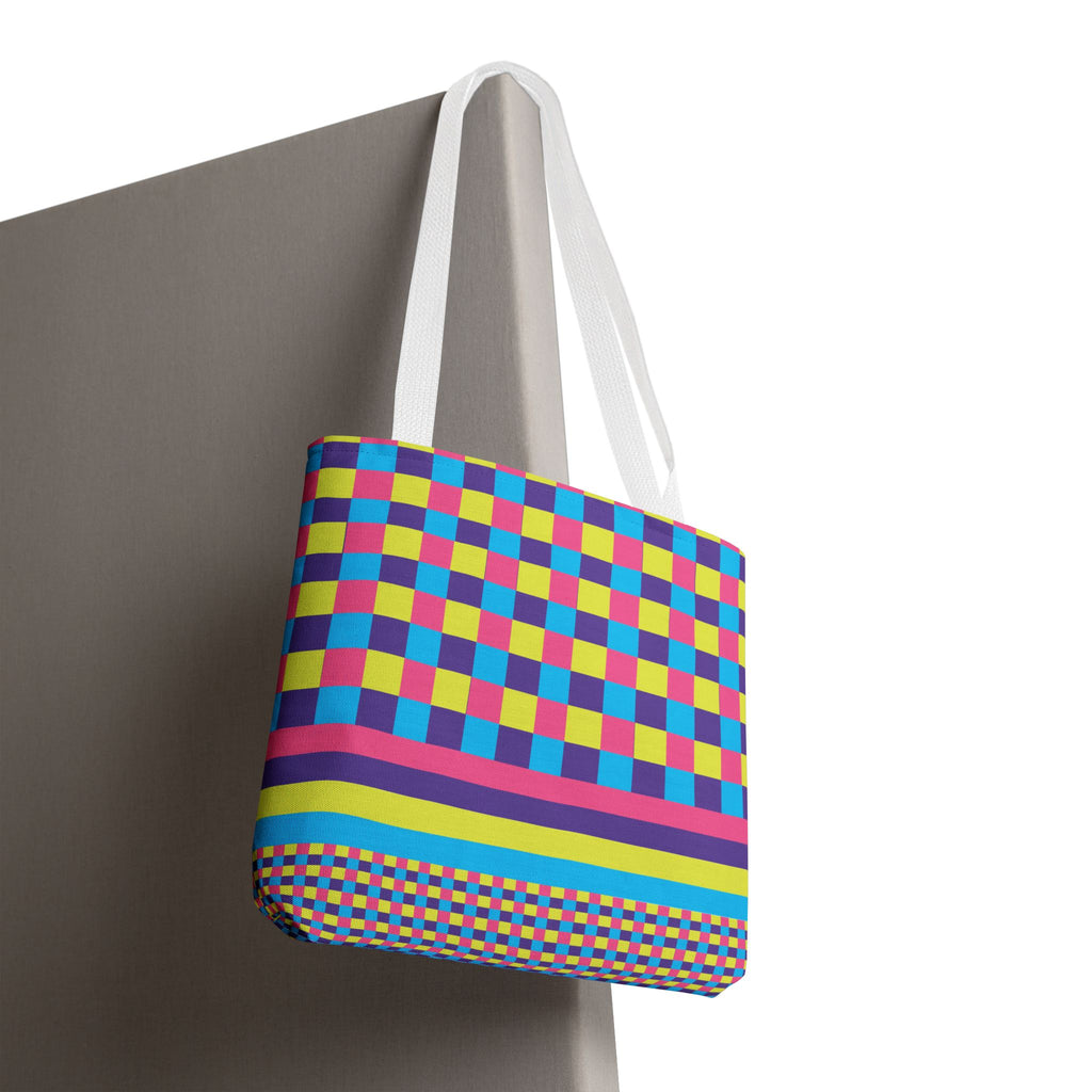Colorblock Tote Bag