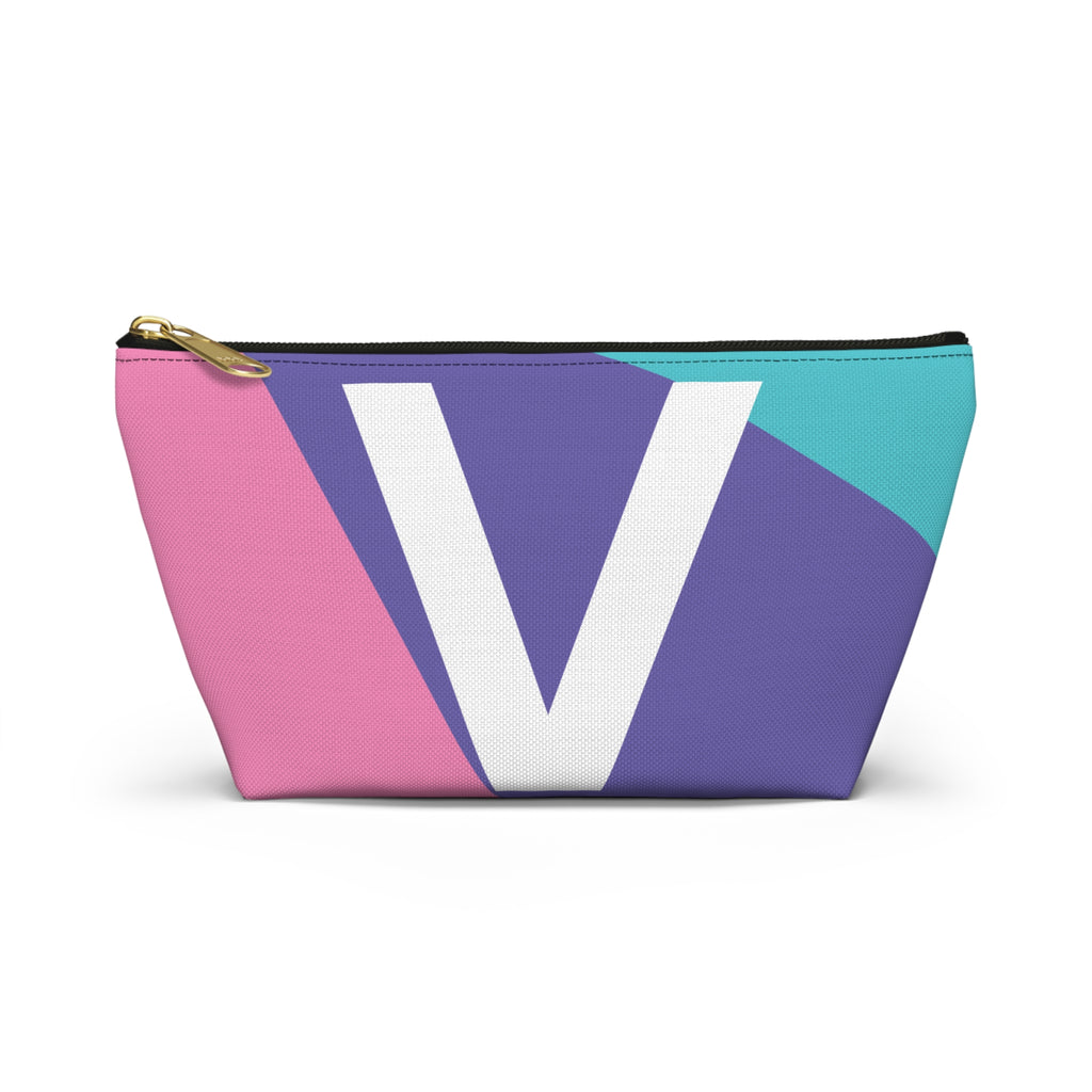 Colorblock Accessory Pouch — Monogram V T-Bottom Cosmetic Bag