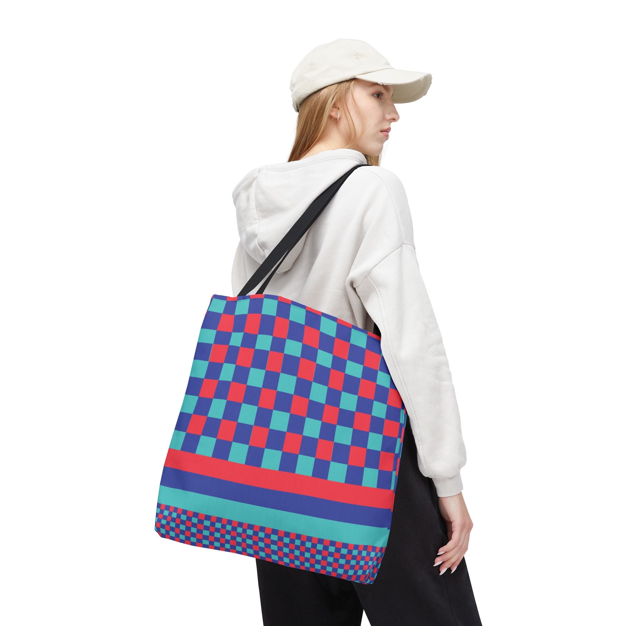 Colorblock Tote Bag