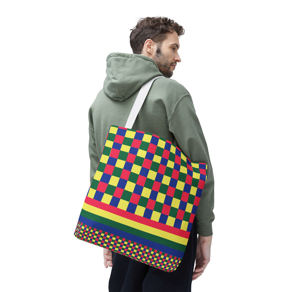 Colorblock Tote Bag