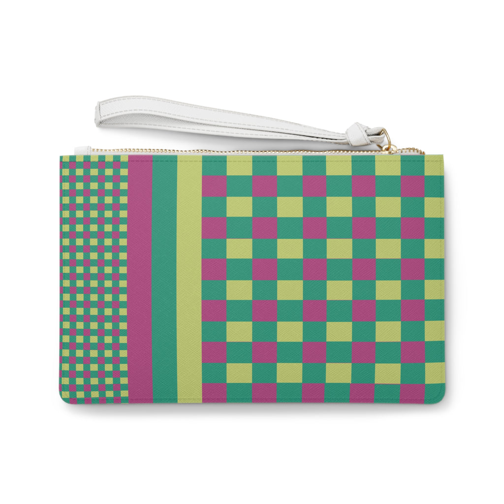 Colorblock Clutch Bag