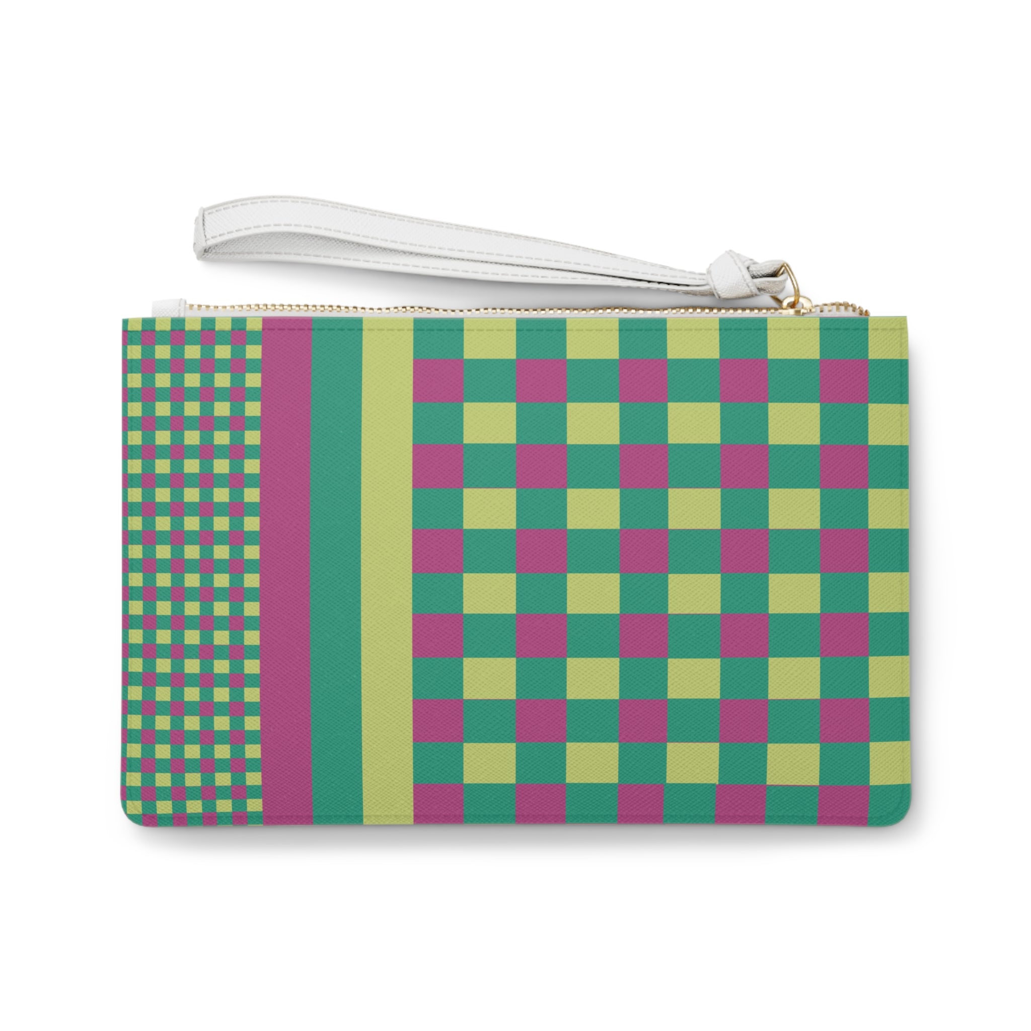 Colorblock Clutch Bag