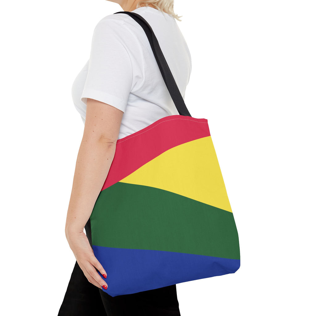 Colorblock Tote Bag