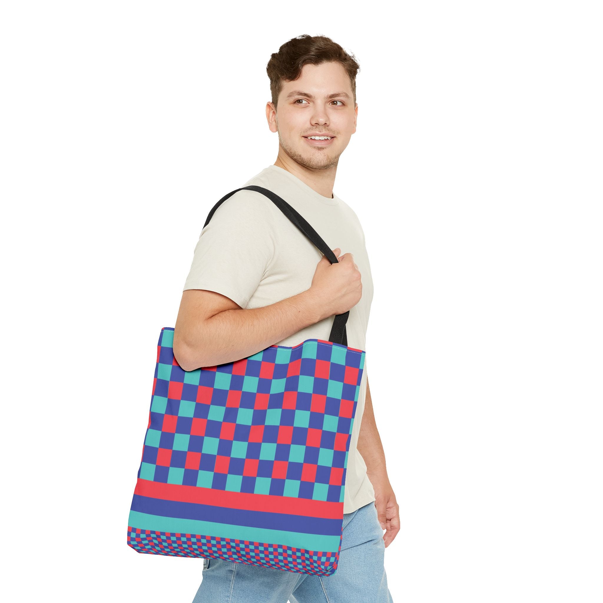 Colorblock Tote Bag