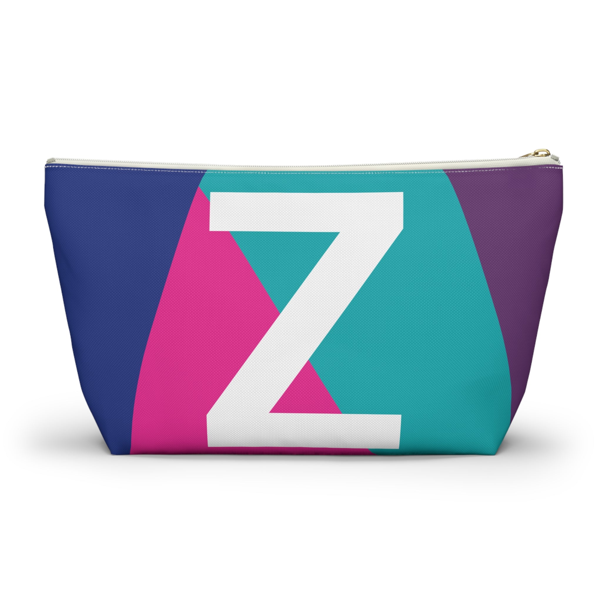 Colorblock Accessory Pouch — Monogram Z T-Bottom Cosmetic Bag