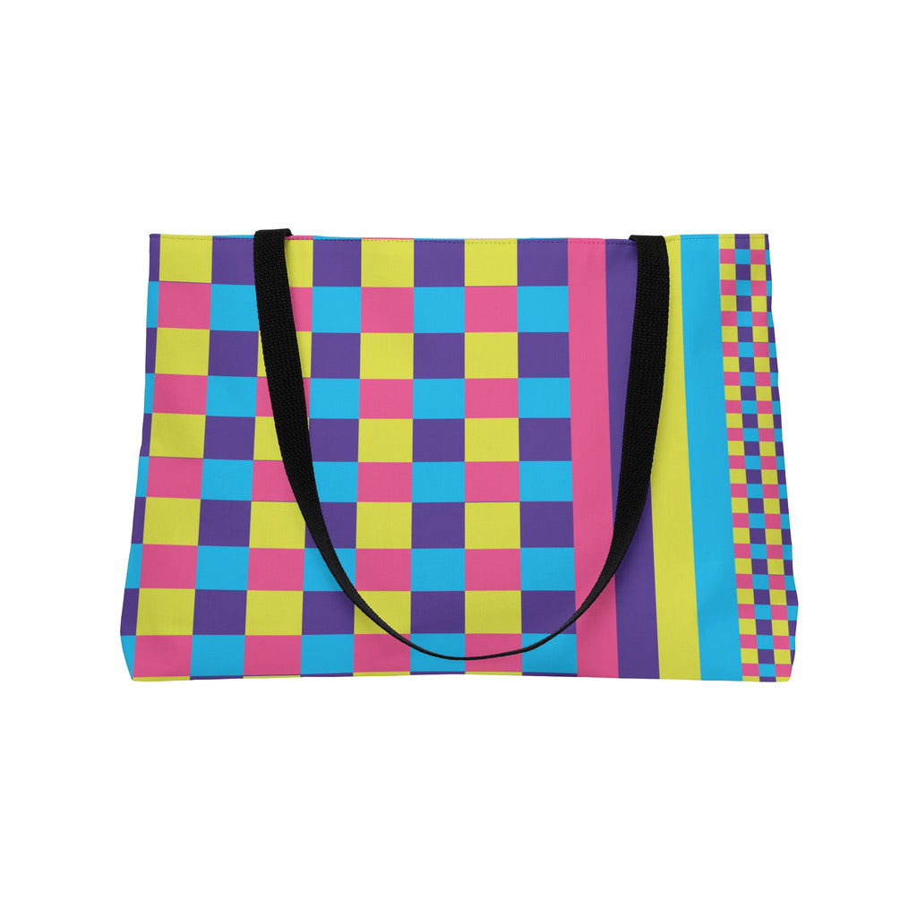 Colorblock Tote Bag