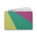 Retro Colorblock Clutch Bag | 80s & 90s Inspired