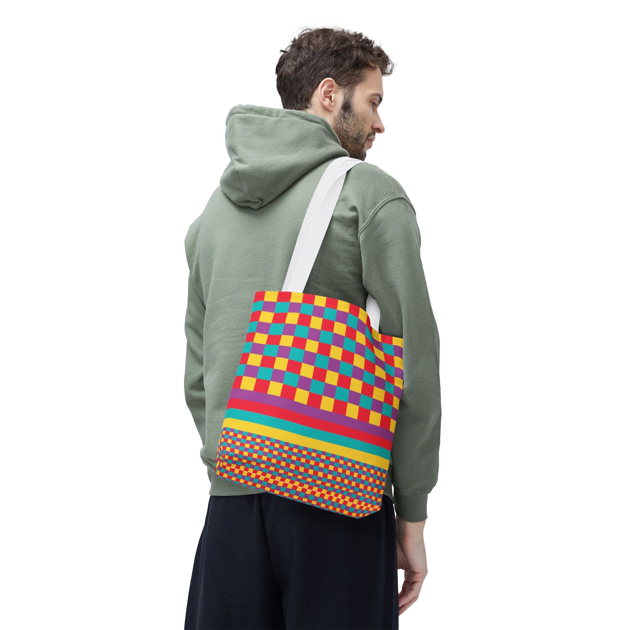 Colorblock Tote Bag