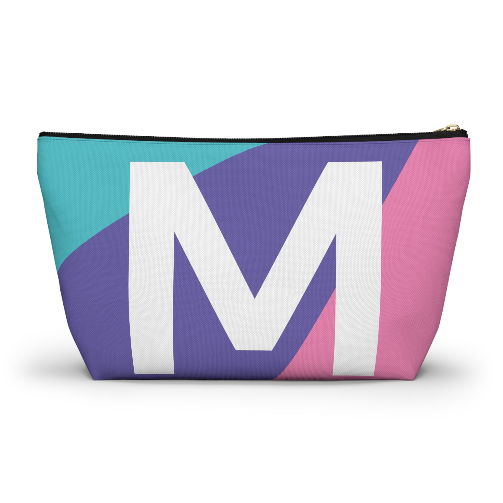 Colorblock Accessory Pouch — Monogram M T-Bottom Cosmetic Bag