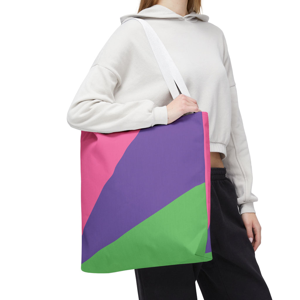 Colorblock Tote Bag