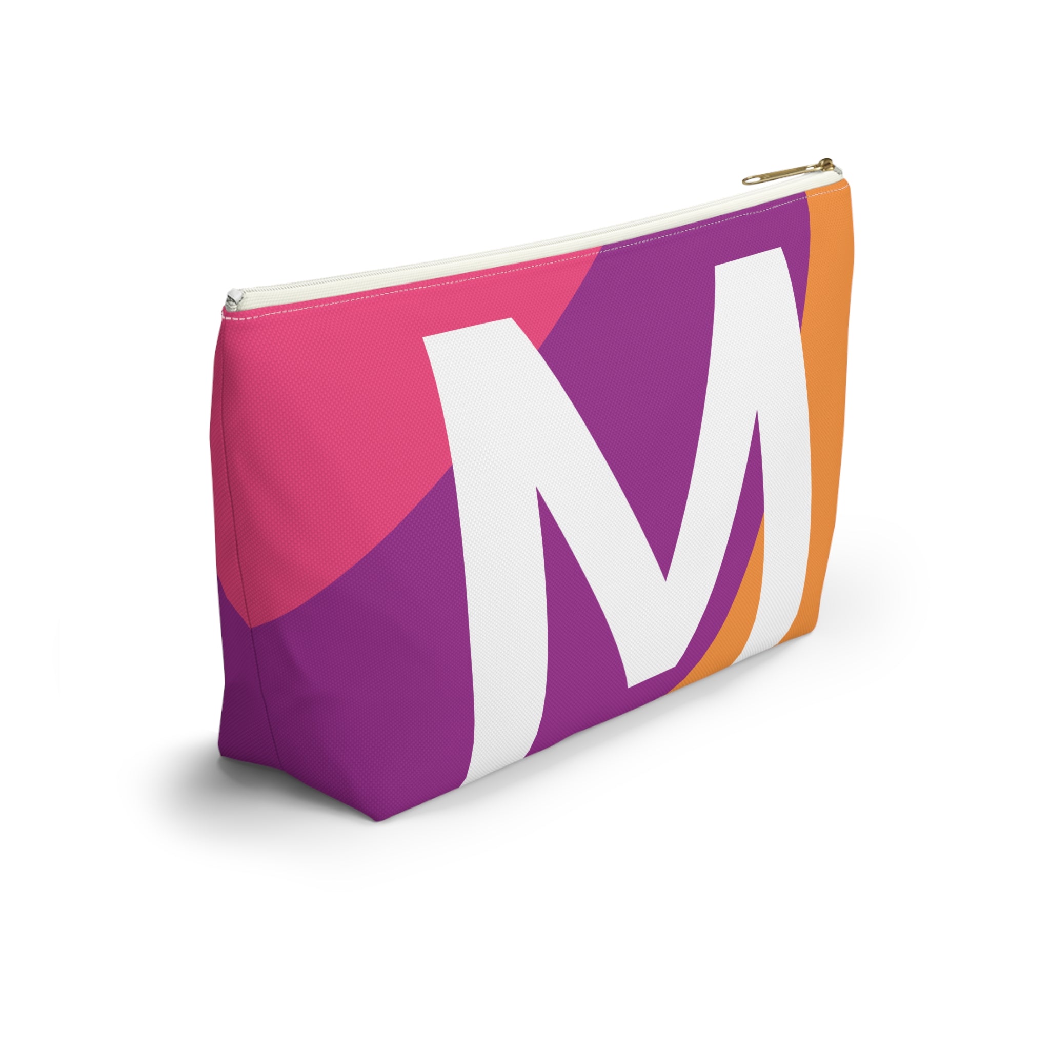 Colorblock Accessory Pouch — Monogram M T-Bottom Cosmetic Bag