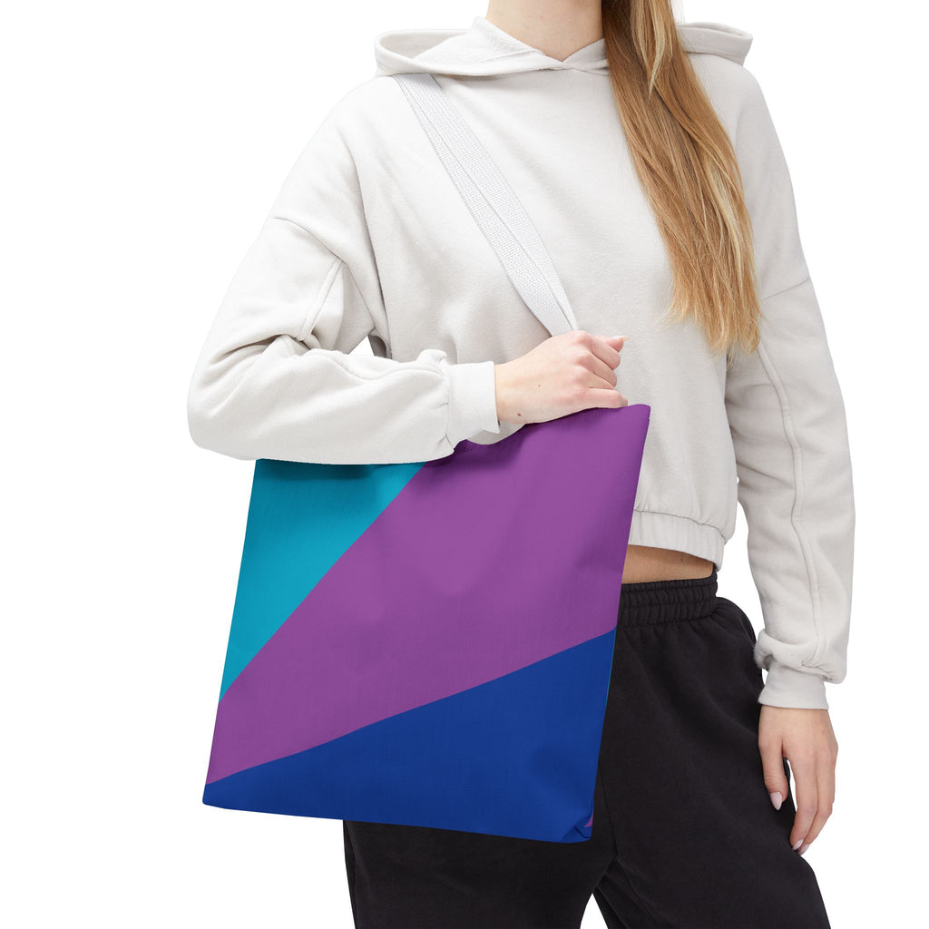 Colorblock Tote Bag