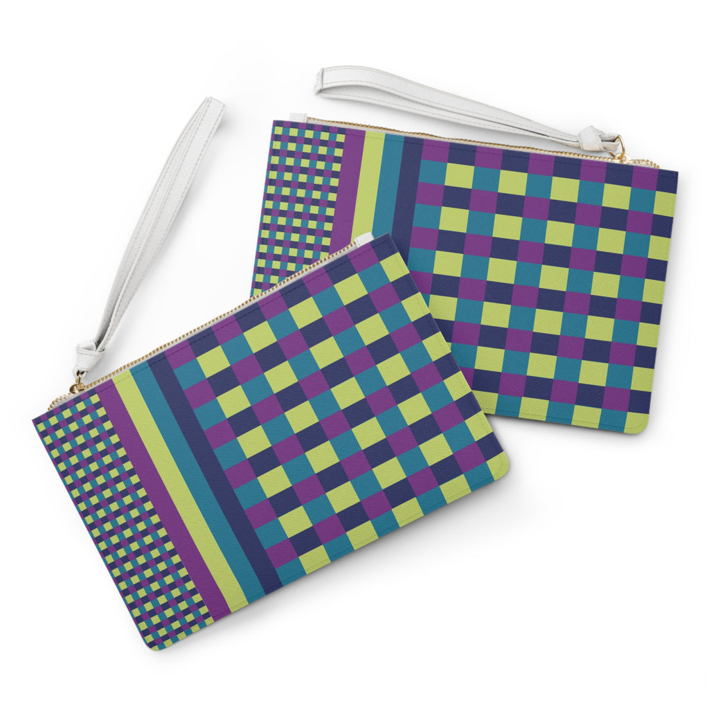 Colorblock Clutch Bag