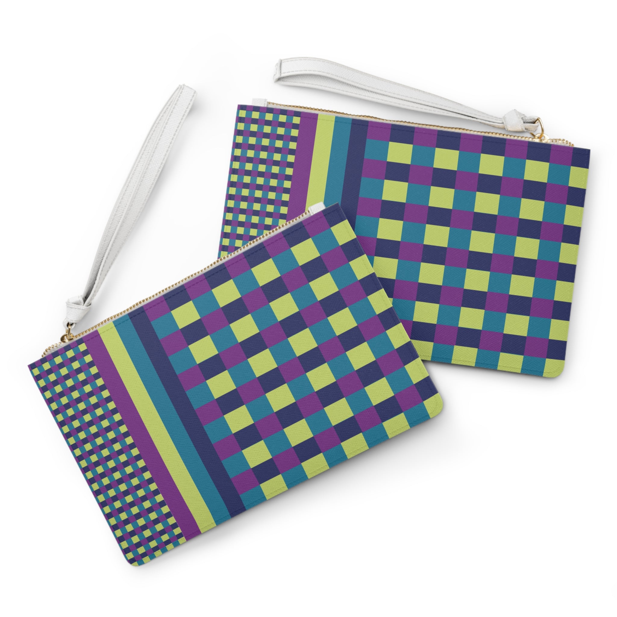 Colorblock Clutch Bag