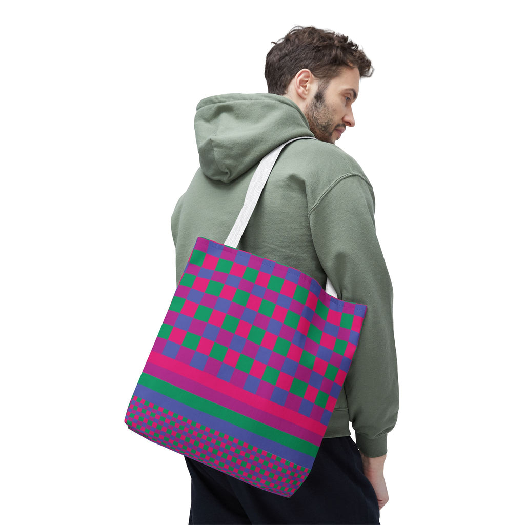 Colorblock Tote Bag