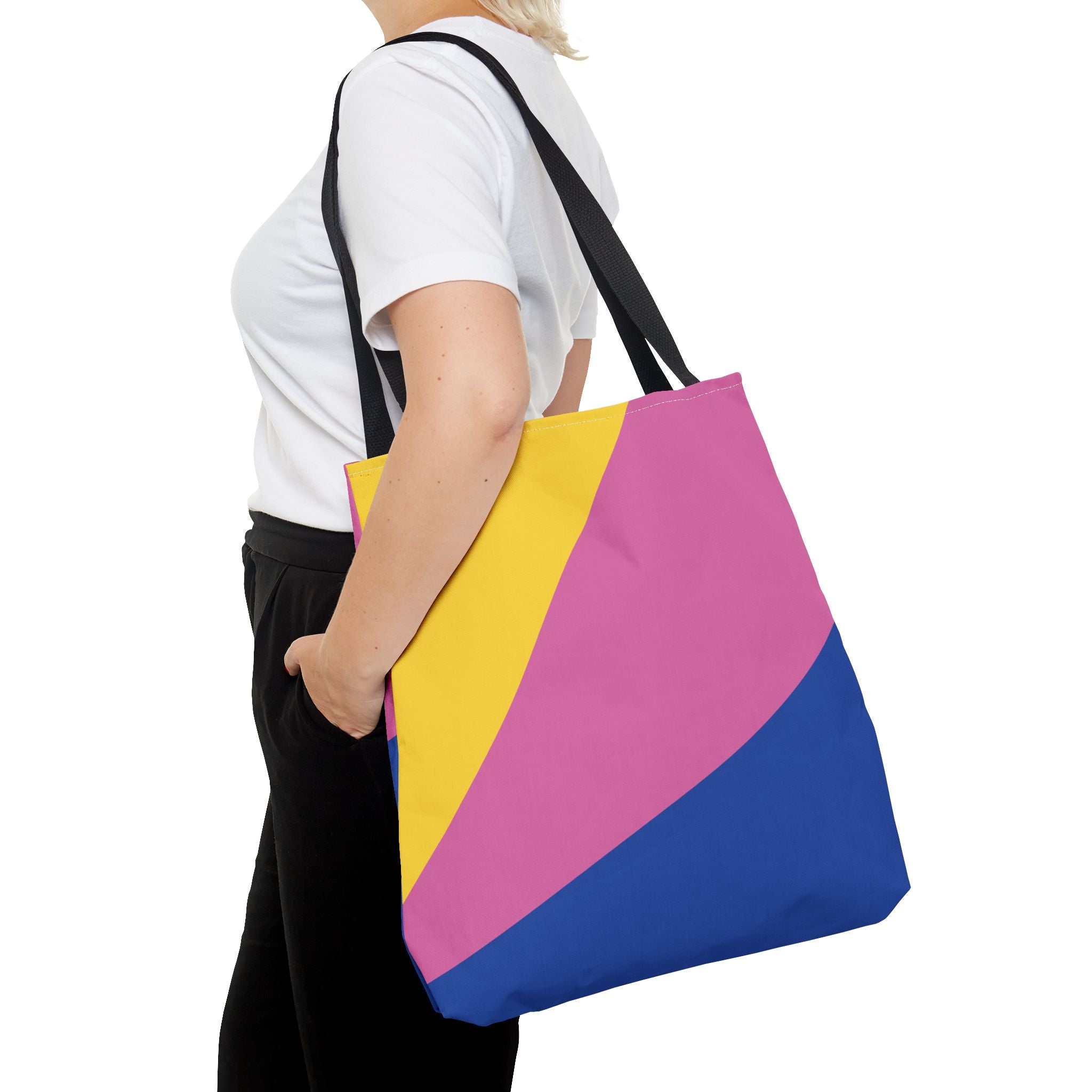 Colorblock Tote Bag