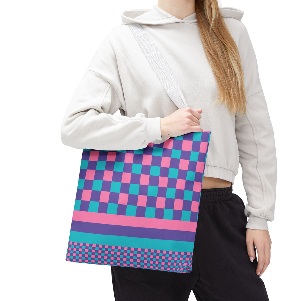 Colorblock Tote Bag