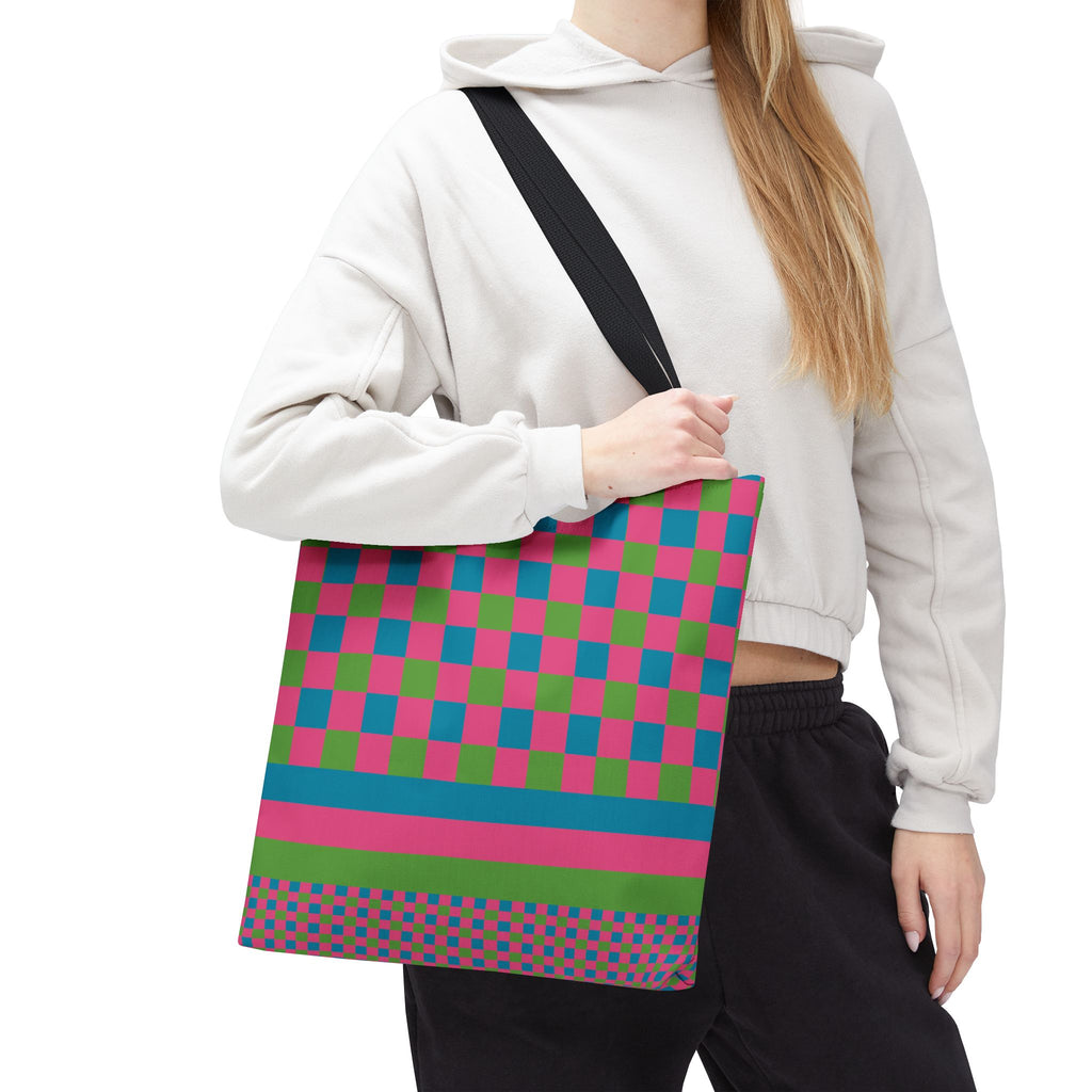 Colorblock Tote Bag