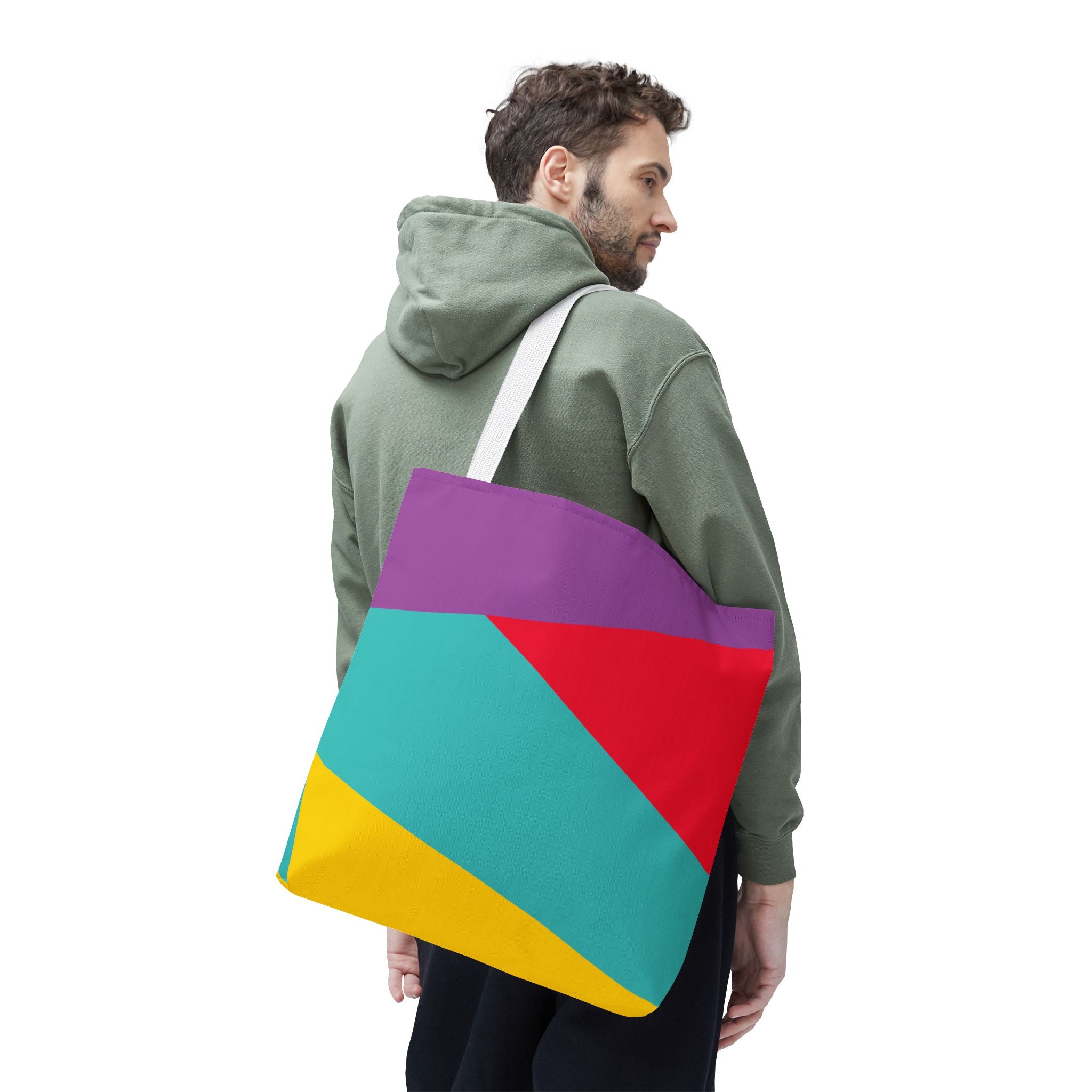 Colorblock Tote Bag