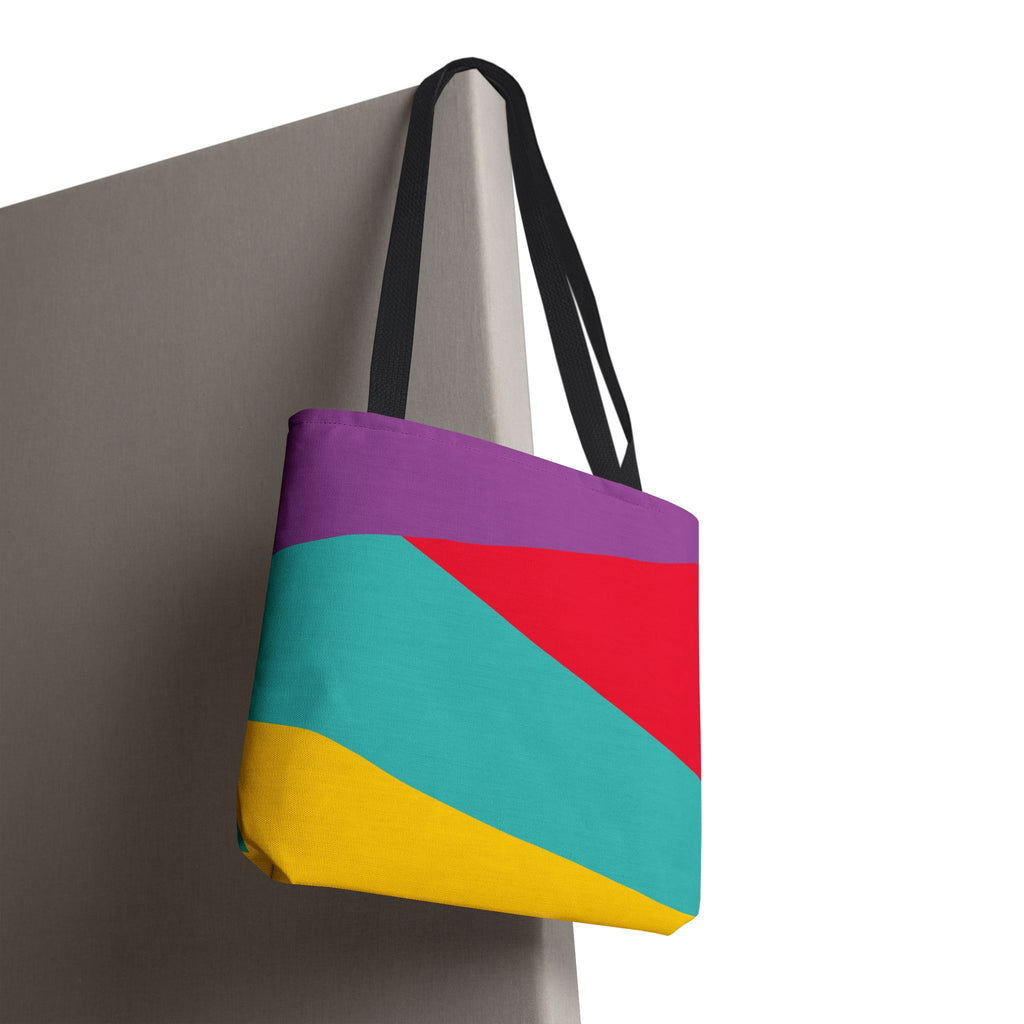 Colorblock Tote Bag