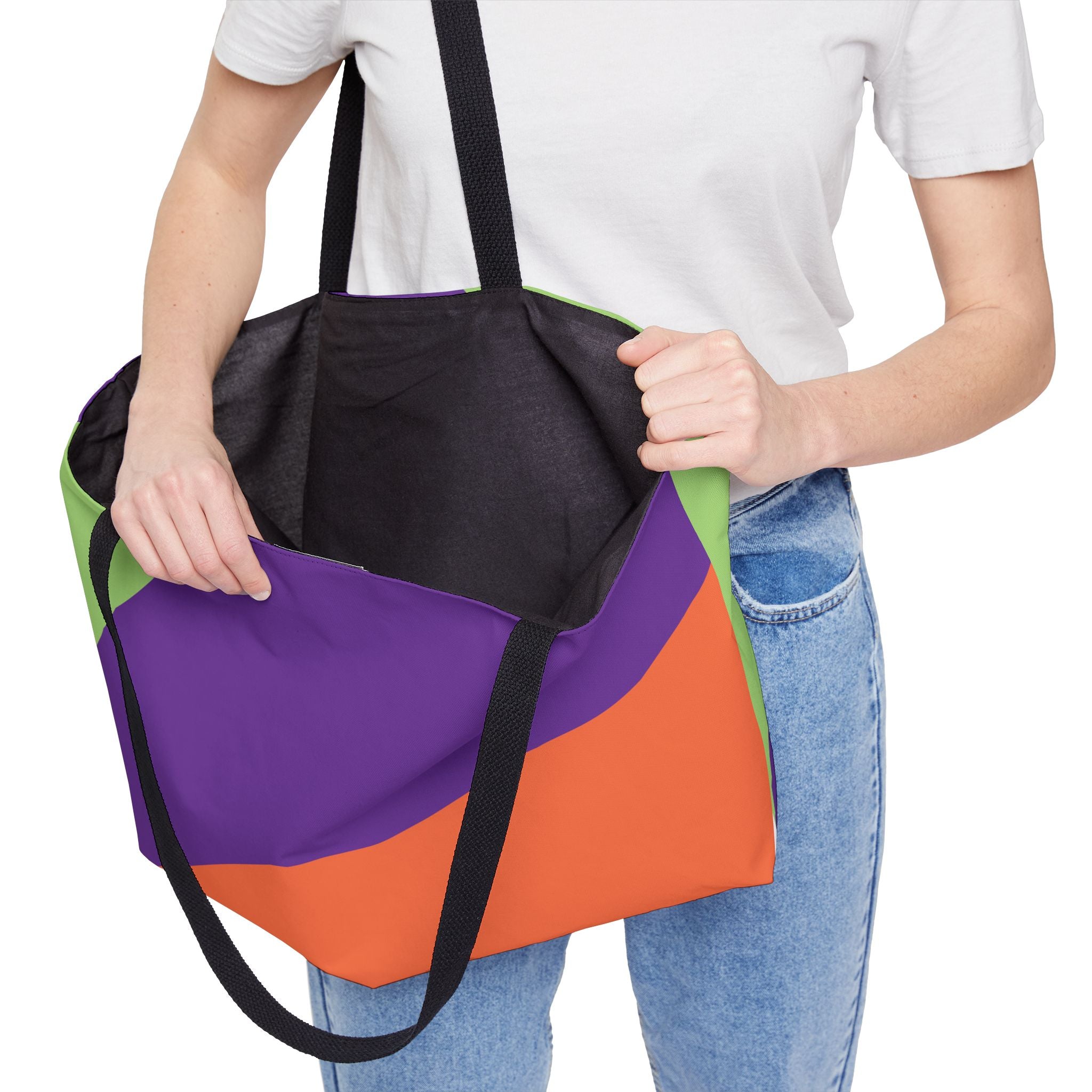 Colorblock Tote Bag