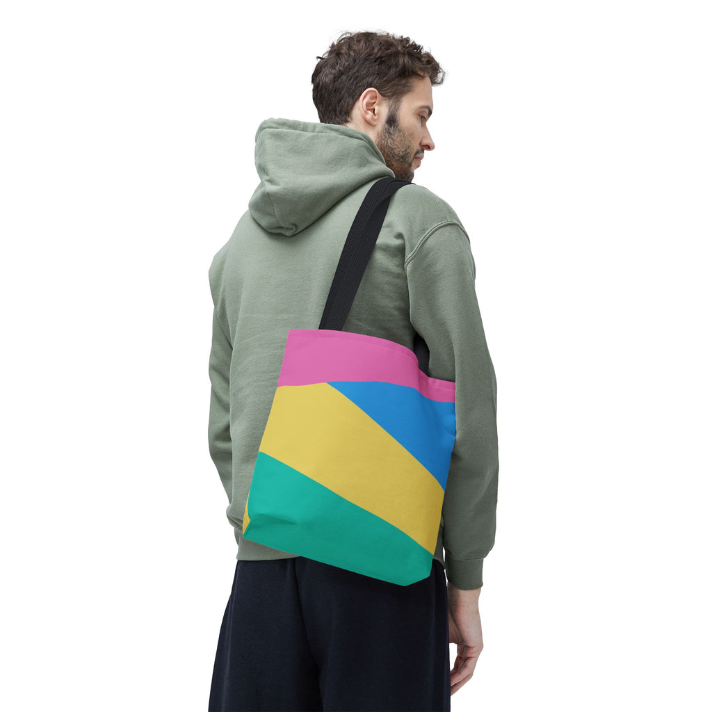 Colorblock Tote Bag