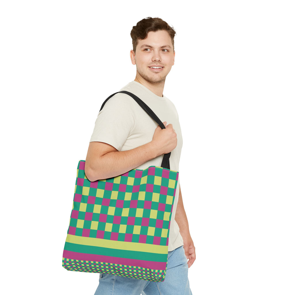 Colorblock Tote Bag