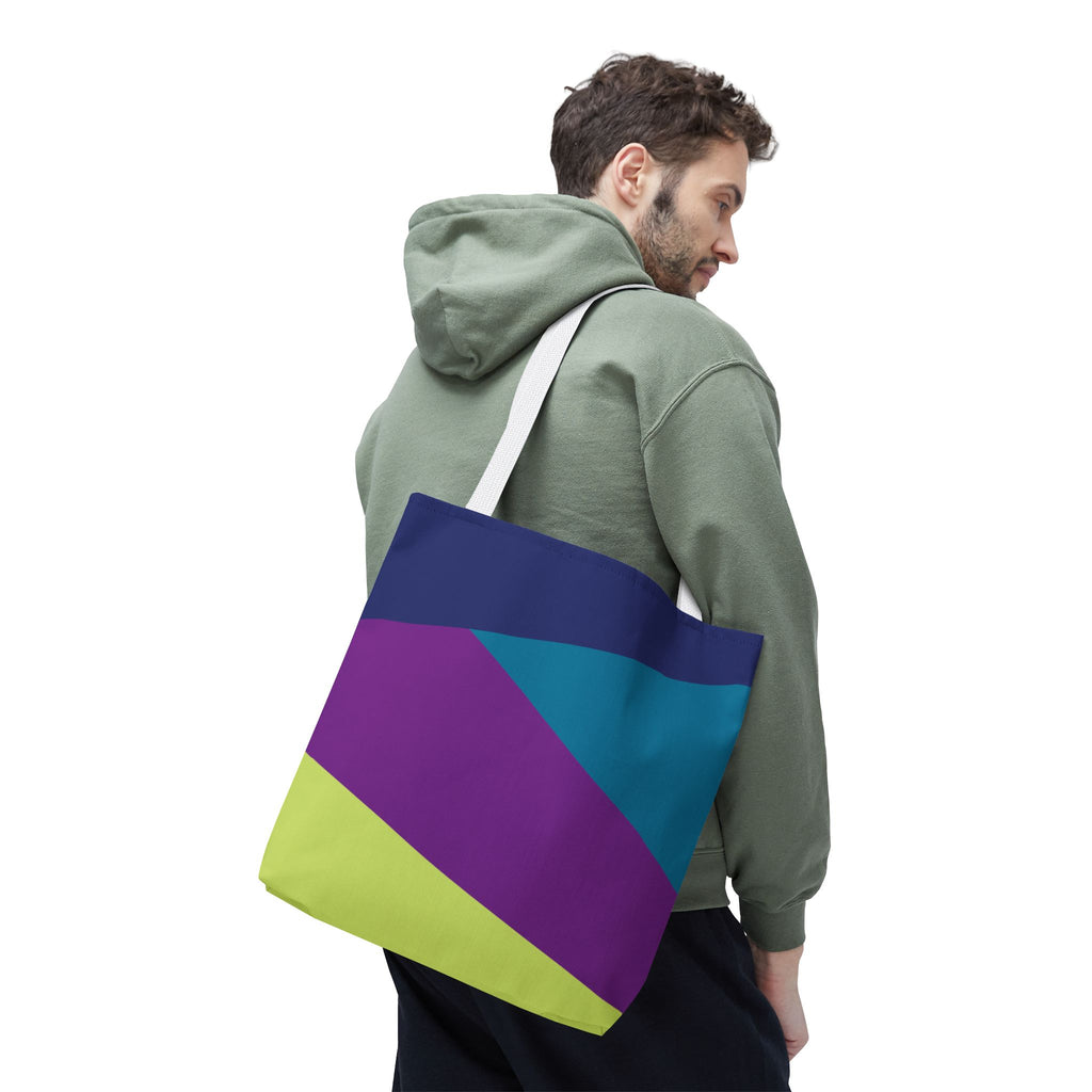 Colorblock Tote Bag