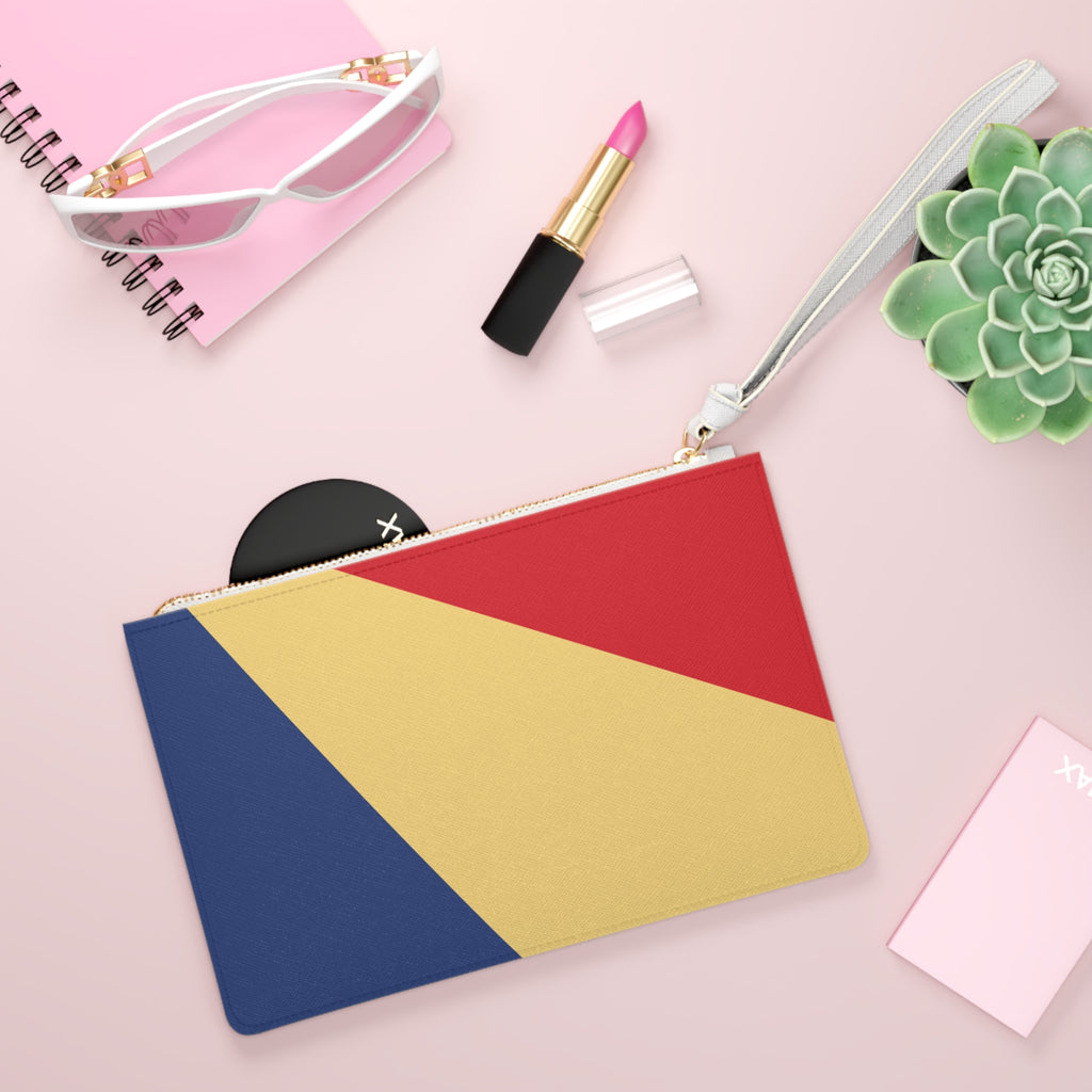 Retro Colorblock Clutch Bag | 80s & 90s Inspired