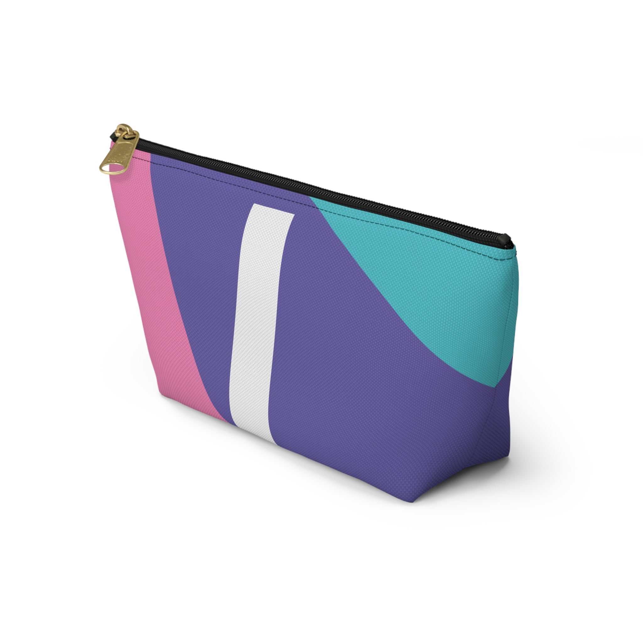 Colorblock Accessory Pouch — Monogram I T-Bottom Cosmetic Bag