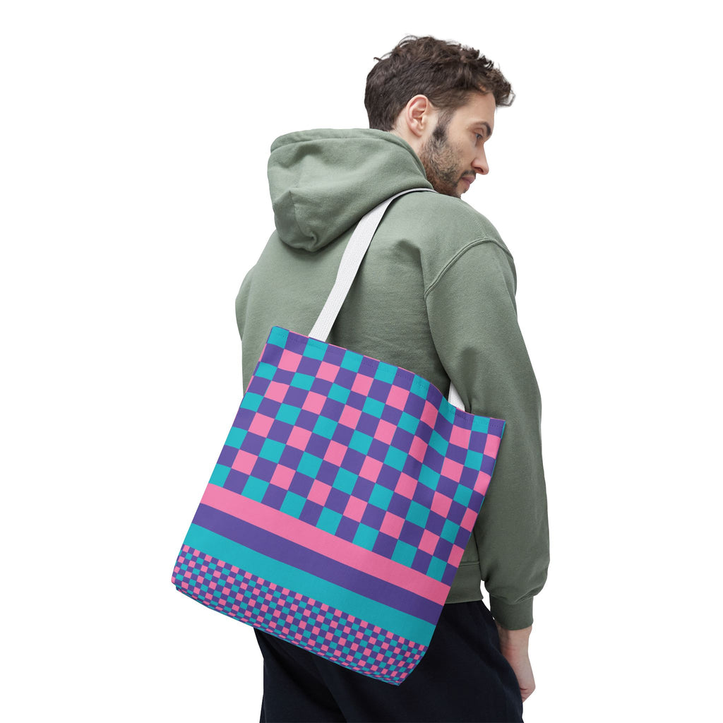 Colorblock Tote Bag
