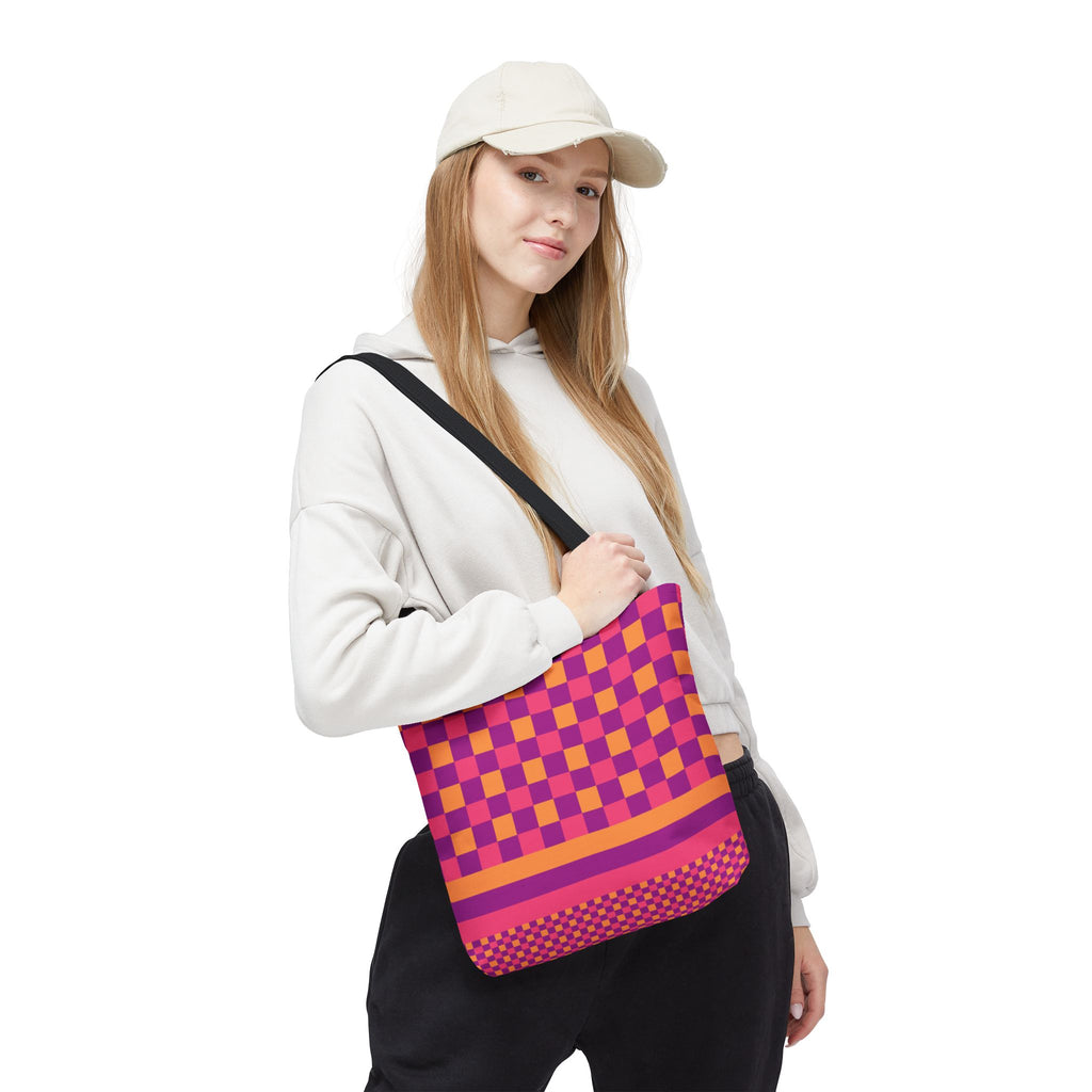 Colorblock Tote Bag