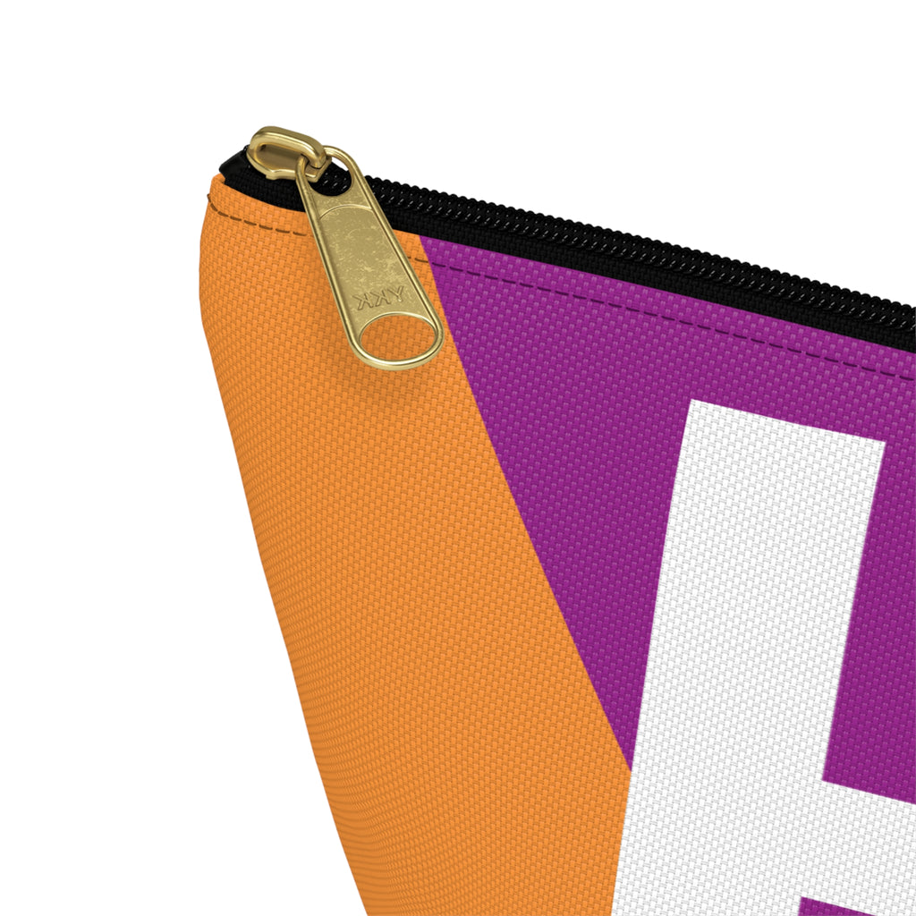 Colorblock Accessory Pouch — Monogram H T-Bottom Cosmetic Bag